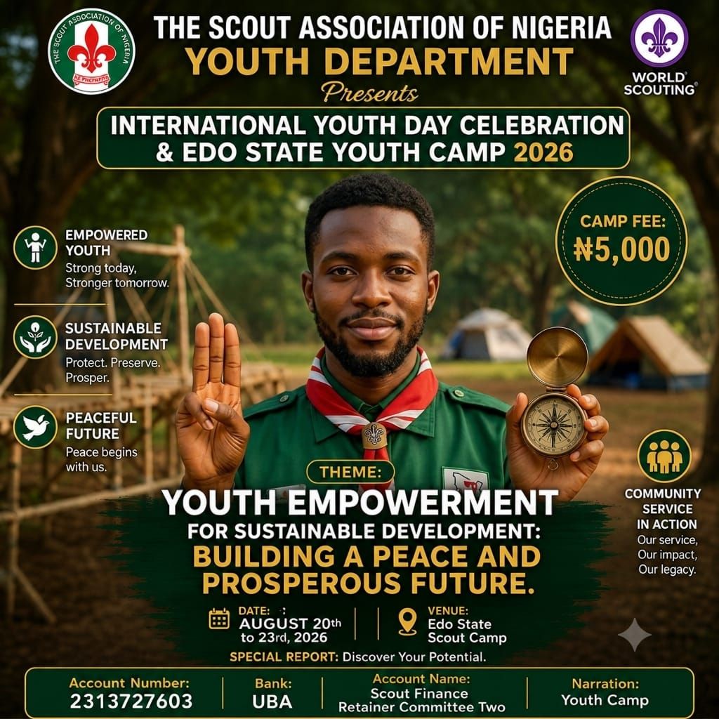 INTERNATIONAL YOUTH DAY & EDO STATE YOUTH CAMP