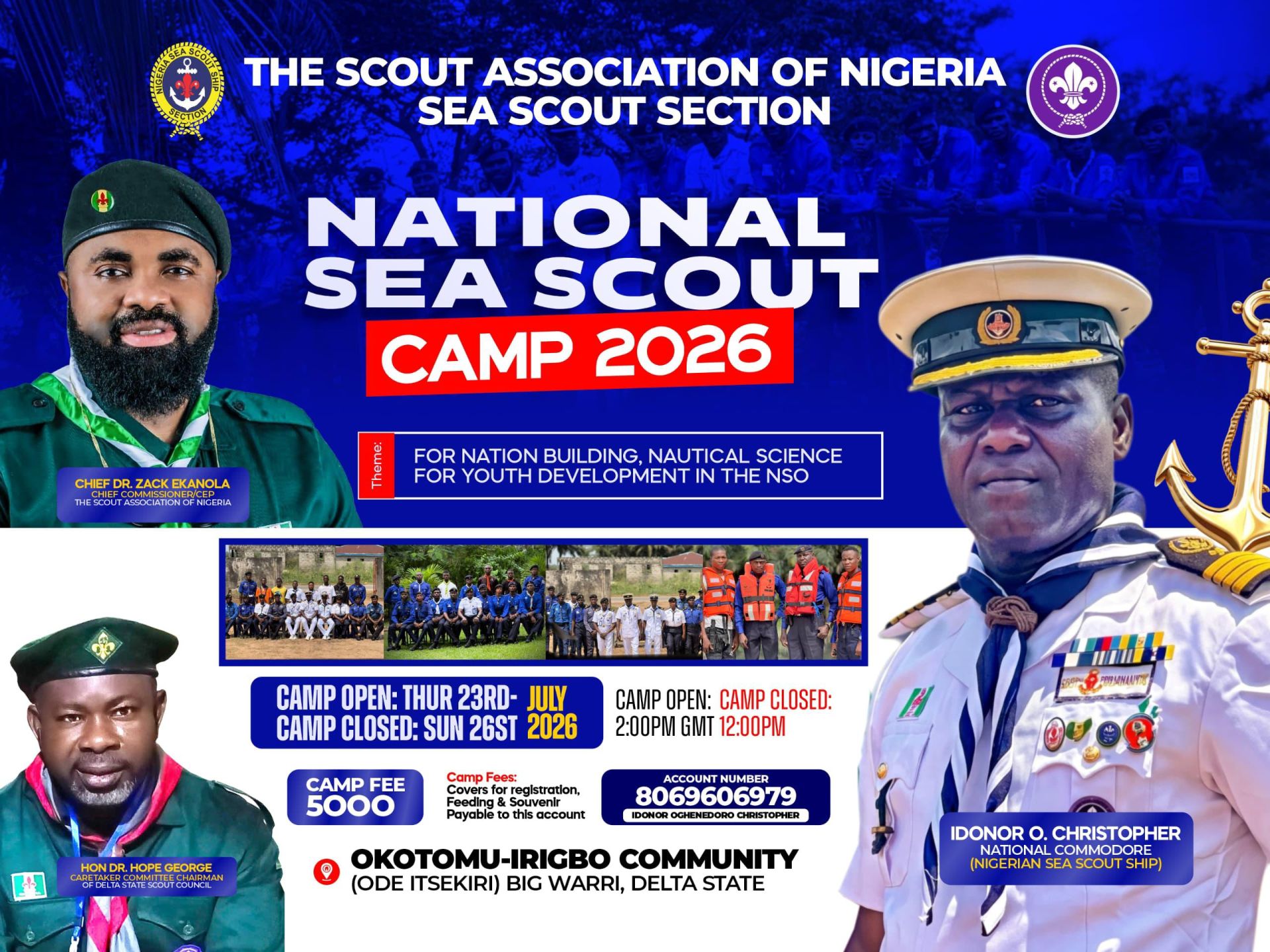 NATIONAL SEA SCOUT CAMP 2026
